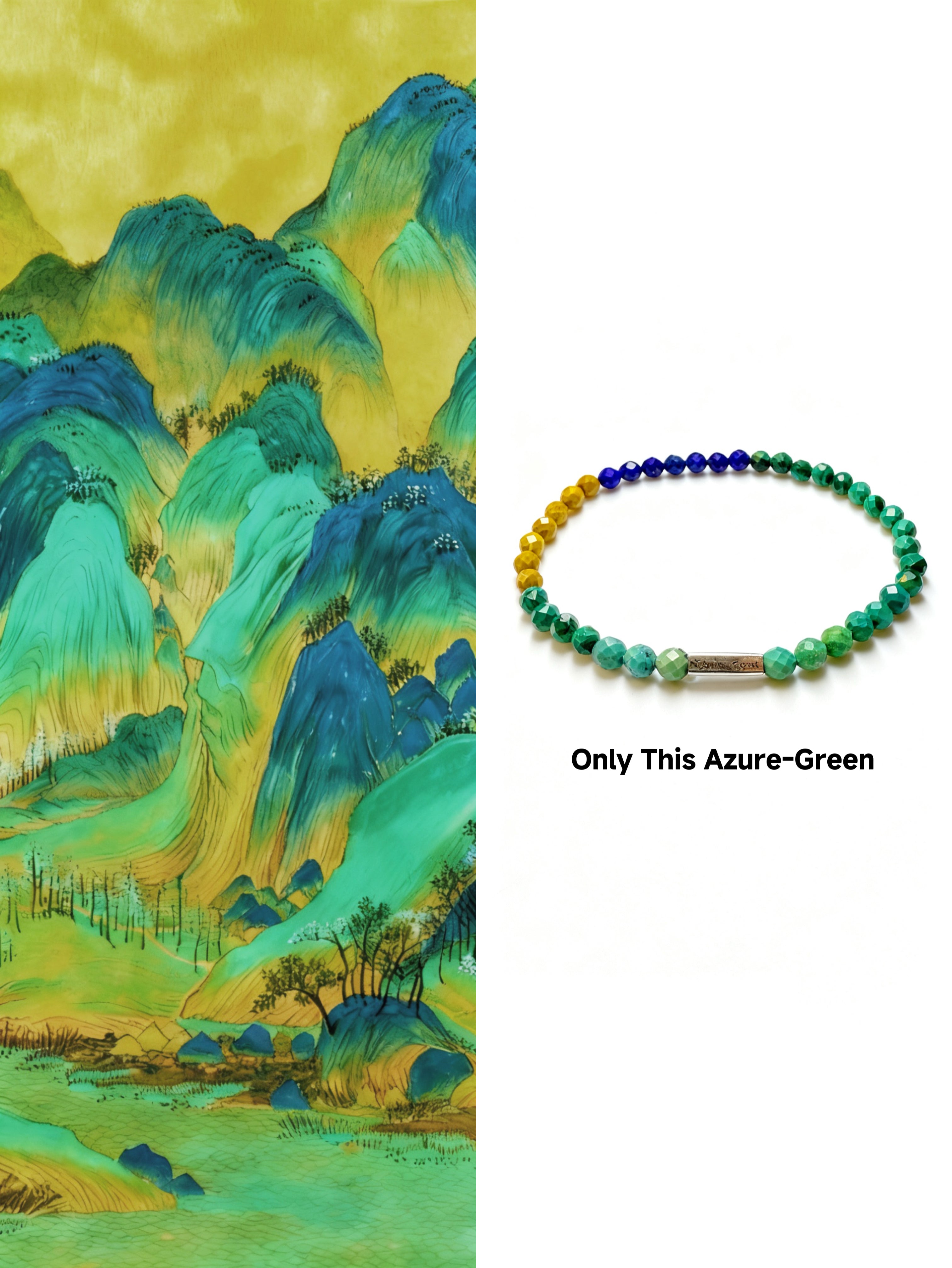 Only This Azure-Green Bracelet（4mm）